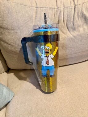 The Simpsons Homer Oxxo Tumbler Cup New